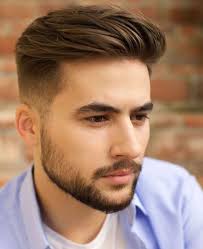 Homecoming Hairstyles Simple Loose Curls Beard Styles Short Faded Hair Men Haircut Styles
