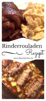 Die Klassische Rinderroulade Ganz Einfach Rezept Rezepte Fleisch Gerichte Rinderrouladen