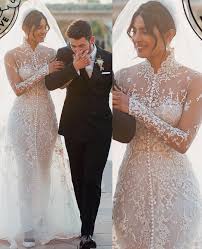 Pin By Harley On Wedding Ideas Priyanka Chopra Wedding Celebrity Wedding Dresses Wedding Dresses