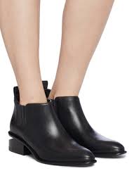 Make a classic addition to your footwear collection with our women's chelsea boots. Alexanderwang Kori Cutout Heel Leather Chelsea Boots Women Lane Crawford