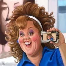 REINU_CARTOON: Still frame of Melissa McCarthy at "Identity Thief".