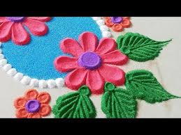 Rangoli Making Asmr Relaxing Video No Talking The Most Satisfying Video In The World 2019 Youtu Rangoli Designs New Rangoli Designs Easy Rangoli Designs
