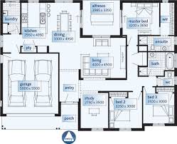Floor Plan Taken From Google Images Single Storey House Plans Modern House Plans Home Design Floor Plans