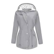 Bbx Lephsnt Rain Jacket Waterproof Active Outdoor Hooded Women S Trench Coats Fashion Clothing Shoes Accessories Womensclo Trench Coats Women Coat Jackets