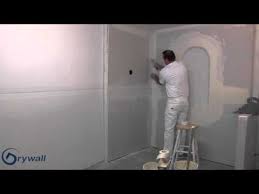 How To Avoid Sanding Mud On Drywall Use A Wet Sponge To Make Mud Smooth No Sand Tip Tricks Youtube Fiberglass Mesh Paper Tape Fiberglass