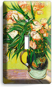 Tournesols) is the name of two series of still life paintings by the dutch painter vincent van gogh. Vincent Van Gogh Flowers Vase Light Switch Outlet Wall Plate Home Room Art Decor Wall Plates Tipidkorpolri Home Garden