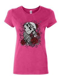 Der tag der toten steht für die erinnerung und den engen familiären zusammenhalt, auch über den tod hinaus. Praying Skeleton T Shirt Rose Day Of The Dead Dia De Los Muertos Tee Shirt T Shirts Men