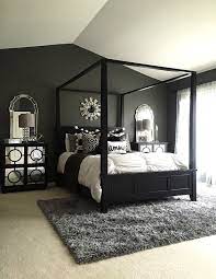 High contrast bedroom decorating with modern bedding sets in black and white. 58 Best Black And Grey Bedroom Ideas Bedroom Inspirations Home Home Decor