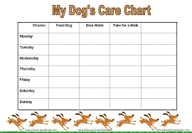 Reward Charts For Pet Care