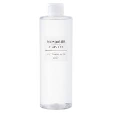 muji light toning water toner light 400ml sensitive skin care sensitive skin toner muji