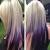 Two Tone Blonde And Purple Hair