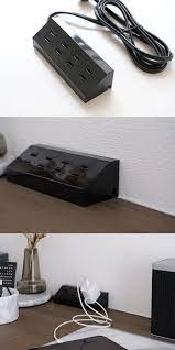 レビュー エレコム デザインコンセントタップ angleは壁にピタっと沿う形状がいい 美しく配線ができます インテリア 収納 リビング コンセント 収納 アイデア