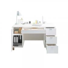 Profitez de prix ikea toute l'année ✅ faites vous facilement livrer à bureau spatieuxjohannebureau simple pratique et de bonne qualité ! Bureau Noir Et Chene 140 Cm Avec Facades Personnalisables Simple