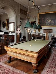 Chateau De Digoine French Filmmaker Jean Louis Remilleux S Antique Filled Chateau Billiard Room Pool Table Room Pool Tables Rooms