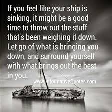 sinking ship quote how are you