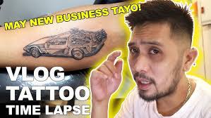 BACK TO THE FUTURE TATTOO|| BAGONG BUSINESS || VLOG 128 || TATTOO TIME LAPSE