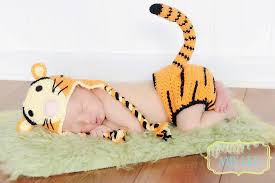 Sadly, you wont be seeing the thrid because i don't have it anymore.poor planning on my part. Tiger Hat Diaper Cover Set With Tail Crochet Tigger Baby Photo Prop Sisters Craft Corner