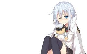 Maybe you would like to learn more about one of these? 5076543 Cap Skirt Blue Eyes Kantai Collection Smile White Hair Hibiki Kancolle Anime Girl Wallpaper Cool Wallpapers For Me