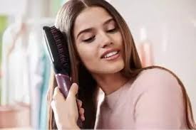 PHILIPS BHH730/00 (Dark Wine Color) Naturally Heated, Silk Protect  technology, Hair Straightener Brush, One Size : Amazon.in: Beauty