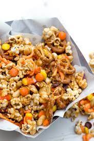 Peanut Butter Halloween Party Mix Recipe Halloween Appetizers Easy Halloween Food Appetizers Appetizer Recipes