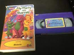 See more ideas about barney, vhs movie, vhs. My Party With Barney Rare Oop Custom Vhs Video Kideo Staring Melanie Ebay