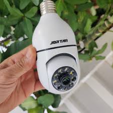 Cámara zócalo a de bombilla con luz WiFi inalámbrica seguridad de 1080 P  cámara de seguridad inteligente de 360 PTZ para interiores y exteriores, ...