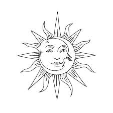 Sol Y Luna Temporary Tattoo Set Of 2 Sun Tattoos Moon Tattoo Tattoo Set