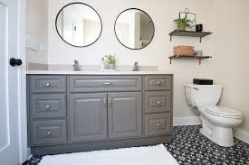 The first is removing the cabinet doors, drawers, and any attached hardware on your vanity. Cabinet Transformations Kit Painting Our Vanity The Diy Playbook