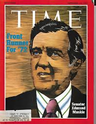 Time Magazine September 13, 1971- Front Runner For '72- Senator Edmund  Muskie