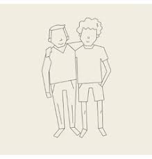 You are the best friend black and white hand written lettering. Friends Black And White Vector Images Over 16 000