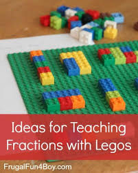 Activities For Teaching Fractions With Legos Frugal Fun For Boys And Girls Teaching Fractions Lego Math Fraction Activities