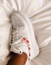 Custom Air Force 1 Cherry Af1 Pink Cherry Sneakers Womens Etsy Air Force Shoes Nike Shoes Air Force Air Force One Shoes