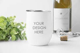 Download Wine Tumbler Mockup Crella