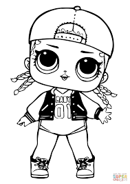 Lol Doll Mc Swag Coloring Page Free Printable Coloring Pages Lol Dolls Easy Drawings For Kids Coloring Pages