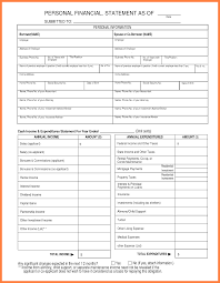 Unique Sample Personal Financial Statement Excel Exceltemplate Xls Xlstemplate Xlsf Personal Financial Statement Income Statement Profit And Loss Statement