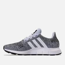 Black And Blue Men S Adidas Shoes Left View Of Men S Adidas Swift Run Running Shoes In Aero Blue Footwear White Core Black Running Shoes For Men Boys Adidas Shoes Sneakers Fashion