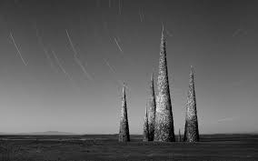 Try, share, save or buy photos now! 5420141 2880x1800 White Black And White Structure Art Sky Tower Landscape Triangle Free Images Night Sculpture Fracking Nature Star Trail Long Exposure Star Black Monochrome Desert Abstract Star Movement Mocah