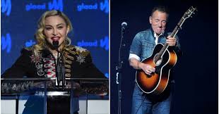 Madonna Bruce Springsteen Are 1 2 On Billboard Album