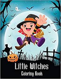 From ugly witches to cute witches, flying on their broom or stirring up a witches brew, you are sure to find the perfect one for you. Little Witches Coloring Book 50 Cute Witches Coloring Pages For Kids Coloring Dromelin 9798683655969 Amazon Com Books