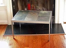 A mosaic tiled coffee table has a metal base and a white marble top. Ikea Hack Tore Coffee Table Edition 6 Steps Instructables