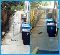 Enclosed Predator Proof Dog Run Before After Pre Post Coyote 2015 Diy Dog Run Dog Runs Diy Dog Kennel