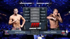 Height, age, weight, last fight and next fight Ivan Bartek Tomasz Sarara Skrot Walki Polsat Sport