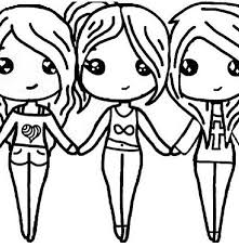 Mooie kleurplaten van best friends forever mooie kleurplaten van. Kawaii Bff Coloring Pages Novocom Top