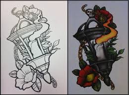 Neo Traditional Lantern By Scream Stay Night On Deviantart Traditional Tattoo Traditional Tattoo Sketches Lantern Tattoo