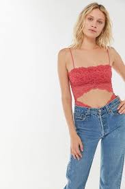 Urban Outfitters Out From Under Cut It Out Satin Bustier Bodysuit Out From Under Magnolia Lace Cutout Bodysuit Urban Outfitters Cutout Bodysuit Lace Cutout Women S Intimates
