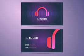 Dj Business Card Dj Visiting Card Dj Visiting Card Design Dj Business Cards Business Card Template Psd Visiting Cards