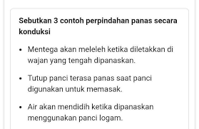 Tuliskan 3 Contoh Peristiwa Perpindahan Kalor Secara Induksi Brainly Co Id