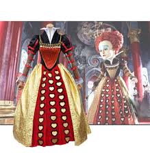 White queen alice in wonderland movie. Alice In Wonderland Cosplay Red Queen Dress Costume