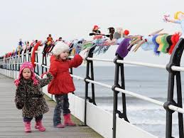 App is a companion tool for knitters to customize the fit of their garments anywhere increases or decreases are worked along a slope. Who Darn It Mystery Of Knitted Figures On Saltburn Pier The Northern Echo