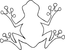 Tree Frog Outline Clipart Panda Free Clipart Images Frog Coloring Pages Frog Outline Animal Outline